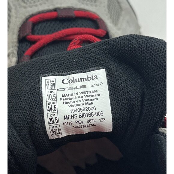 Columbia Redmond III Mid Mens 11.5 Wide Gray Waterproof Boots Hiking BI0168-006 - Picture 10 of 10